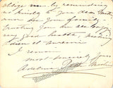 Patti, Adelina - Autograph Letter Signed