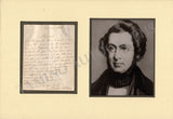 Adam, Adolphe - Autograph Letter Signed 1836 & Photograph
