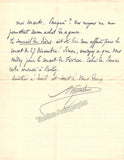 Vizentini, Albert - Lot of 3 Autograph Letters Signed