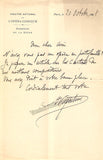 Vizentini, Albert - Lot of 3 Autograph Letters Signed