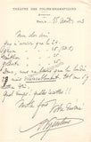 Vizentini, Albert - Set of 2 Autograph Letters Signed
