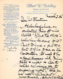 Ketelbey, Albert - Autograph Letter Signed 1936