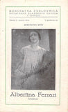 Ferrari, Albertina - Signed Program Zagreb 1926