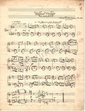 Williams, Alberto - Handwritten Score Manuscript Op.123