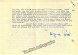 Poell, Alfred - Typed Letter Signed