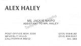 Haley, Alex - Signed Photograph