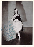 Danilova, Alexandra - Signed Photo & Playbill
