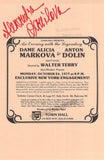 Danilova, Alexandra - Signed Photo & Playbill