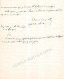 Tocqueville, Alexis de - Autograph Letter Signed 1839
