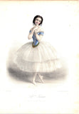 Paris Opera Ballet - Collection of 14 Vintage Colored Lithographs 1850s