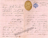Bosio, Angiolina - Autograph Letter Signed 1858