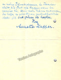 Kupper, Annelies - Autograph Letter Lot