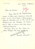 Kupper, Annelies - Autograph Letter Lot