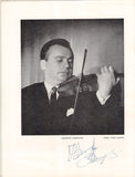 Fischer, Annie - Starker, Janos - Szeryng, Henryk - Signed Program London 1960