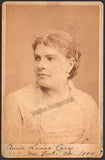 Cary, Annie Louise - Signed Cabinet Photo 1880