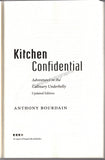 Bourdain, Anthony - Signed Book "Kitchen Confidential"