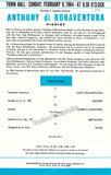 Di Bonaventura, Anthony - Signed Playbill 1964
