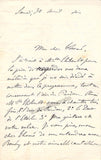 Taudou, Antoine-Barthelemy - Autograph Letter Signed
