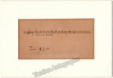 Dvorak, Antonin - Autograph Music Quote Signed 1900
