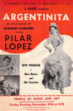 Lopez, Pilar & Others - Signed Program Tucson 1944