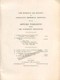 Toscanini, Arturo - Concert Program Chicago 1939