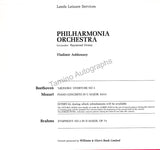 Ashkenazy, Vladimir - Signed Program Leeds 1981