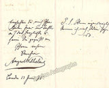 Wilhelmj, August - Cabinet Photo with signature & Autograph Letter Signed