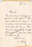 Holmes, Augusta - Autograph Note Signed