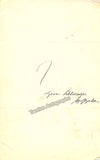Crelinger, Auguste - Autograph Note Signed
