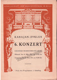 Karajan, Herbert von - Lot of 10 Programs Wiener Symphoniker 1949-1953