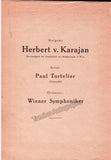 Tortelier, Paul - Karajan, Herbert von - Program Vienna 1951