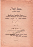 Tortelier, Paul - Karajan, Herbert von - Program Vienna 1951