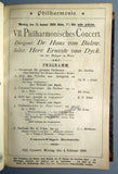 Von Bulow, Hans - Brahms, Johannes - Grieg, Edvard - 11 bound programs 1888-1889
