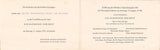 Hindemith, Paul - World Premiere Die Harmonie der Welt Invitation Card 1957