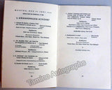 Contemporary Music Festival Program - Frankfurt 1939