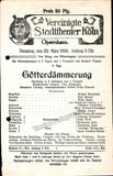 Klemperer, Otto - Lot of 8 Programs Cologne 1918-1922