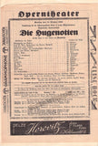 Vienna State Opera - Program Lot 1931-1939