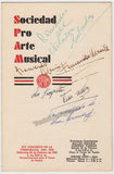 Ballet Espanol - Signed Program Havana 1955