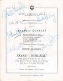 Barylli Quartet - Program Signed by All London 1953