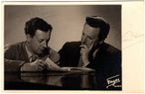 Britten, Benjamin - Pears, Peter - Double Signed Photograph