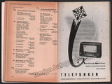 Furtwangler, Wilhelm and others - Berliner Festwochen Program 1954