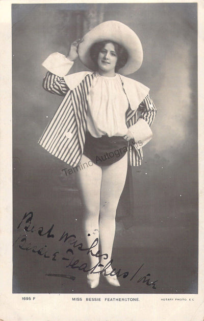 Featherstone, Bessie - Signed Photograph