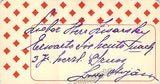 Stojan, Betty - Signed Card