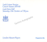 Bonell, Carlos - Blech, Harry - Walker, Sarah - Double Signed Program Leeds 1979