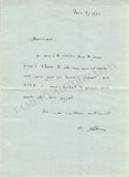 Martinu, Bohuslav - Autograph Note Signed 1934