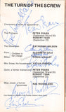 Britten, Benjamin - Pears, Peter & Others - The Turn of the Screw Program Signed