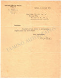 Walter, Bruno - Typed Letter Signed 1931 & Autograph Note Signed 1939