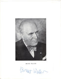 Walter, Bruno - Barbirolli, John - Double Signed Program London 1954