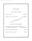 Walter, Bruno - Barbirolli, John - Double Signed Program London 1954