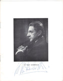 Walter, Bruno - Barbirolli, John - Double Signed Program London 1954